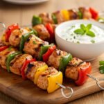 Brochetas de pollo