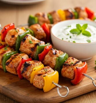 Brochetas de pollo