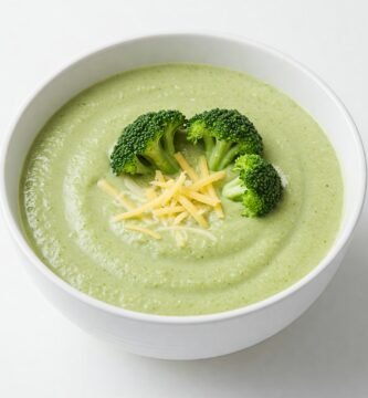 Sopa Crema de Brócoli y Queso