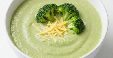 Sopa Crema de Brócoli y Queso