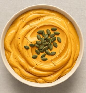 Crema de Calabaza con Semillas de Calabaza Tostadas y un Toque de Jengibre